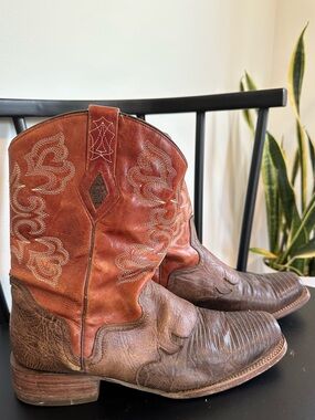 JB DILLON | Men’s Lizard Leather Cowboy Boots